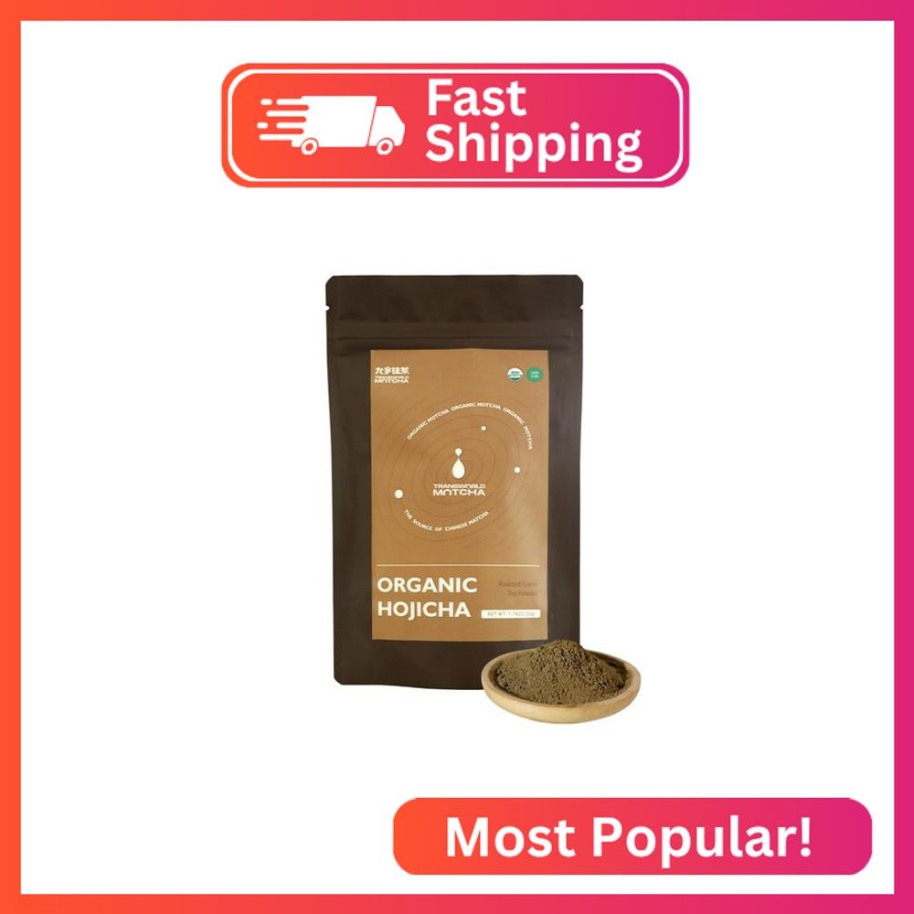 Hojicha Powder Organic Matcha Roasted Green Tea Powder Japanese Style (50g)