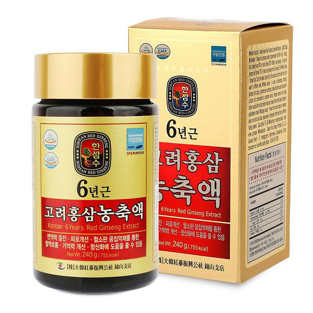 100% Pure Korean 6 Year’s Red Ginseng Extract VIP 100 / 100g x 1ea or 3ea