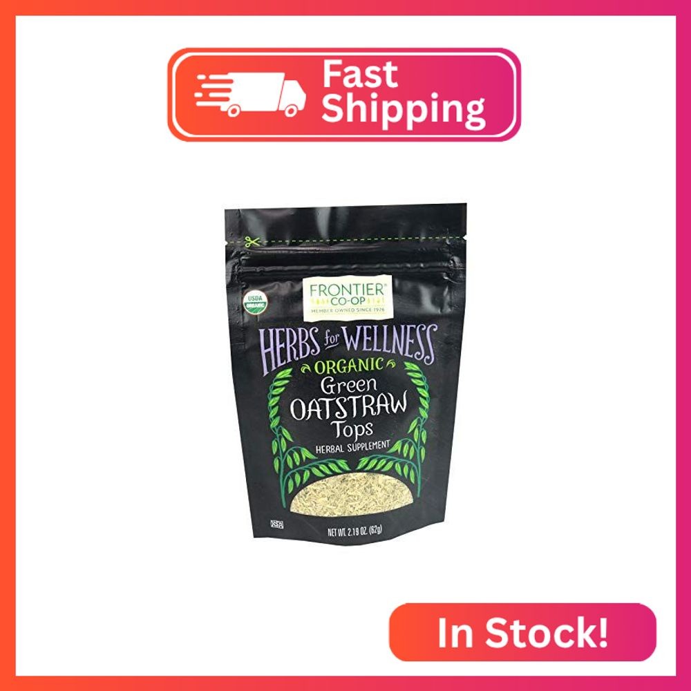 Frontier Co-op Organic Cut and Sifted Oatstraw Green Tops 2.19oz