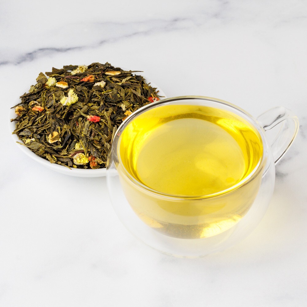 Strawberry Spring Sencha Green Tea – Loose Leaf Blend – Fusion Teas