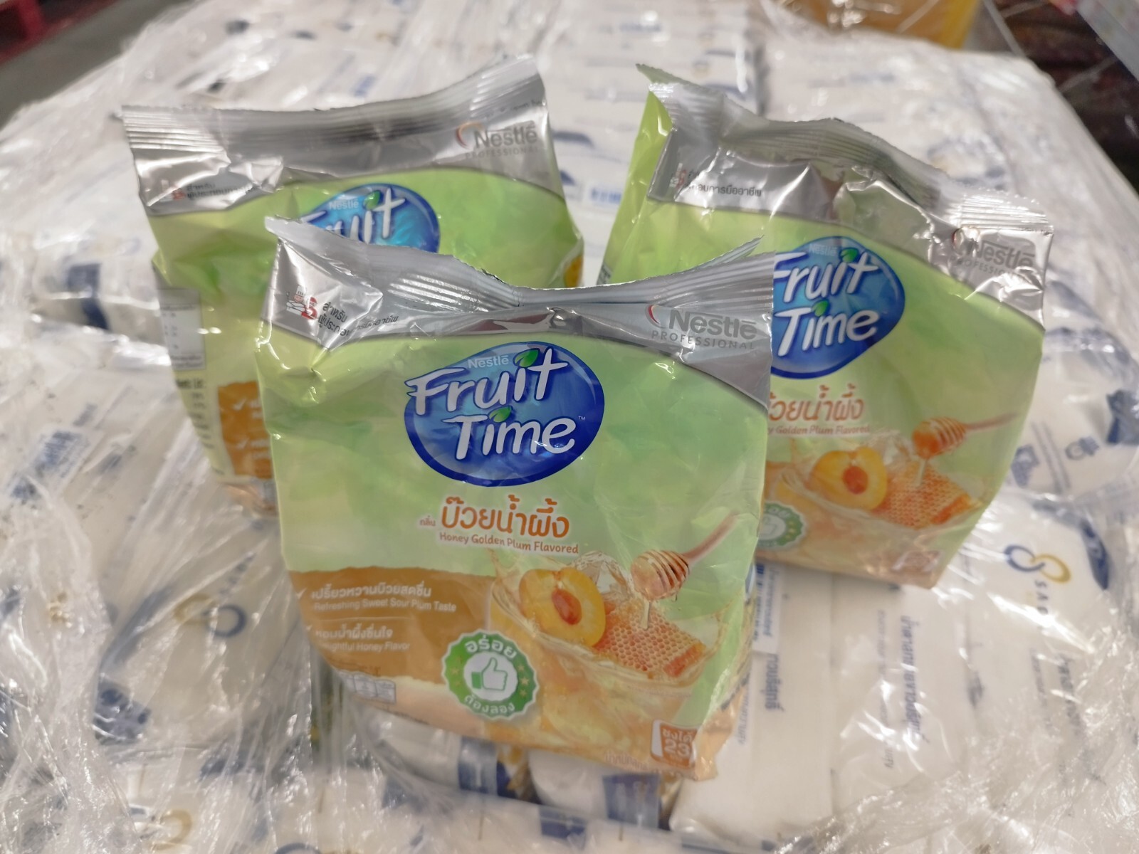 Fruit time TeaMix HoneyPlum Nestea Unsweetened Instant 3×460 Grams