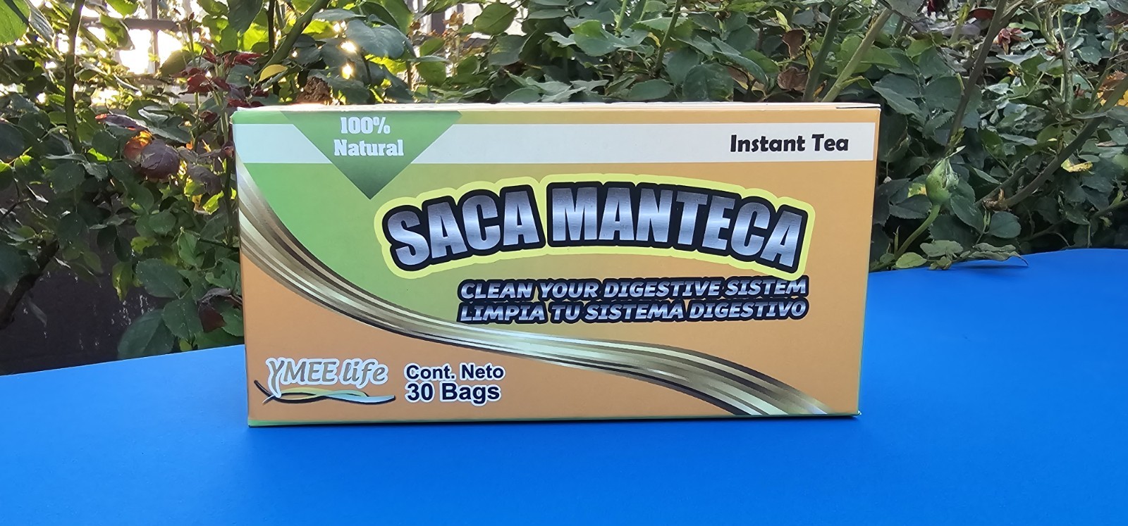 YMEE life Saca Manteca Instant Tea 100% Natural 30 Bags Tea & Infusion Bagged