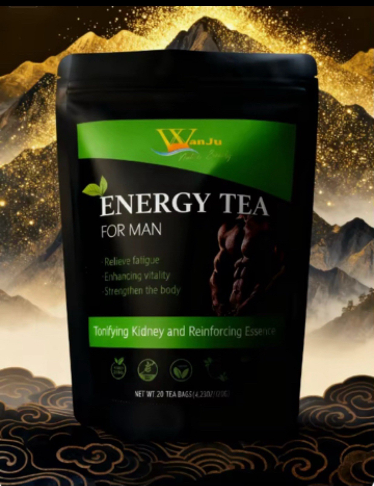 Energy tea for man Releive fatigue+Enhancing Vitality + strengthen the body.