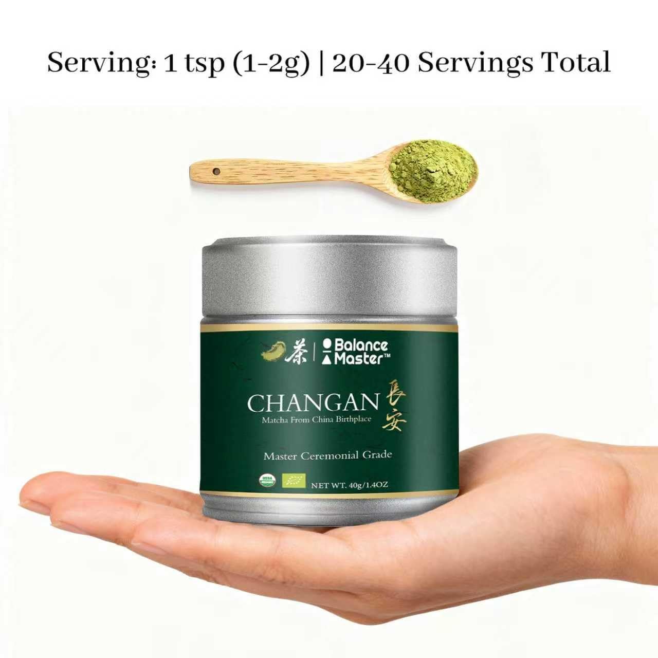 Matcha 40g/1.4oz – Matcha Powder Ceremonial Grade, Gluten-Free for Matcha Lat…