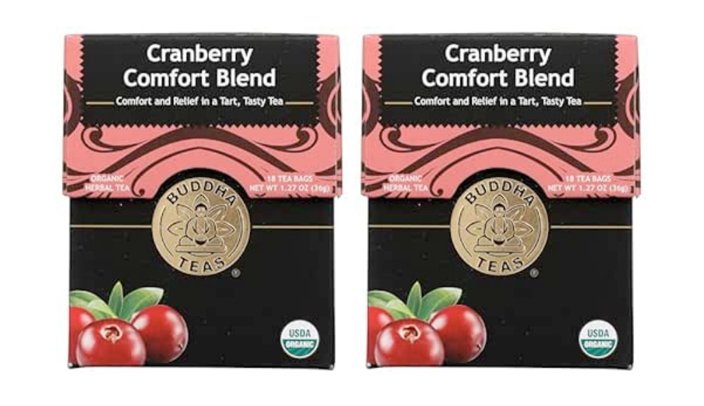 Buddha Teas Cranberry Comfort Blend 18 bags (2 PACK)