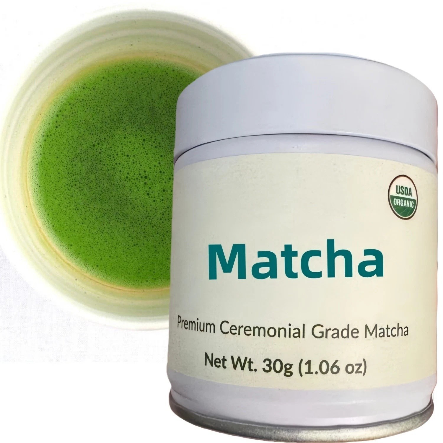 Matcha Set, 5 Pcs Japanese Matcha Whisk Set – 16oz Bowl with Spout, Bamboo Scoop