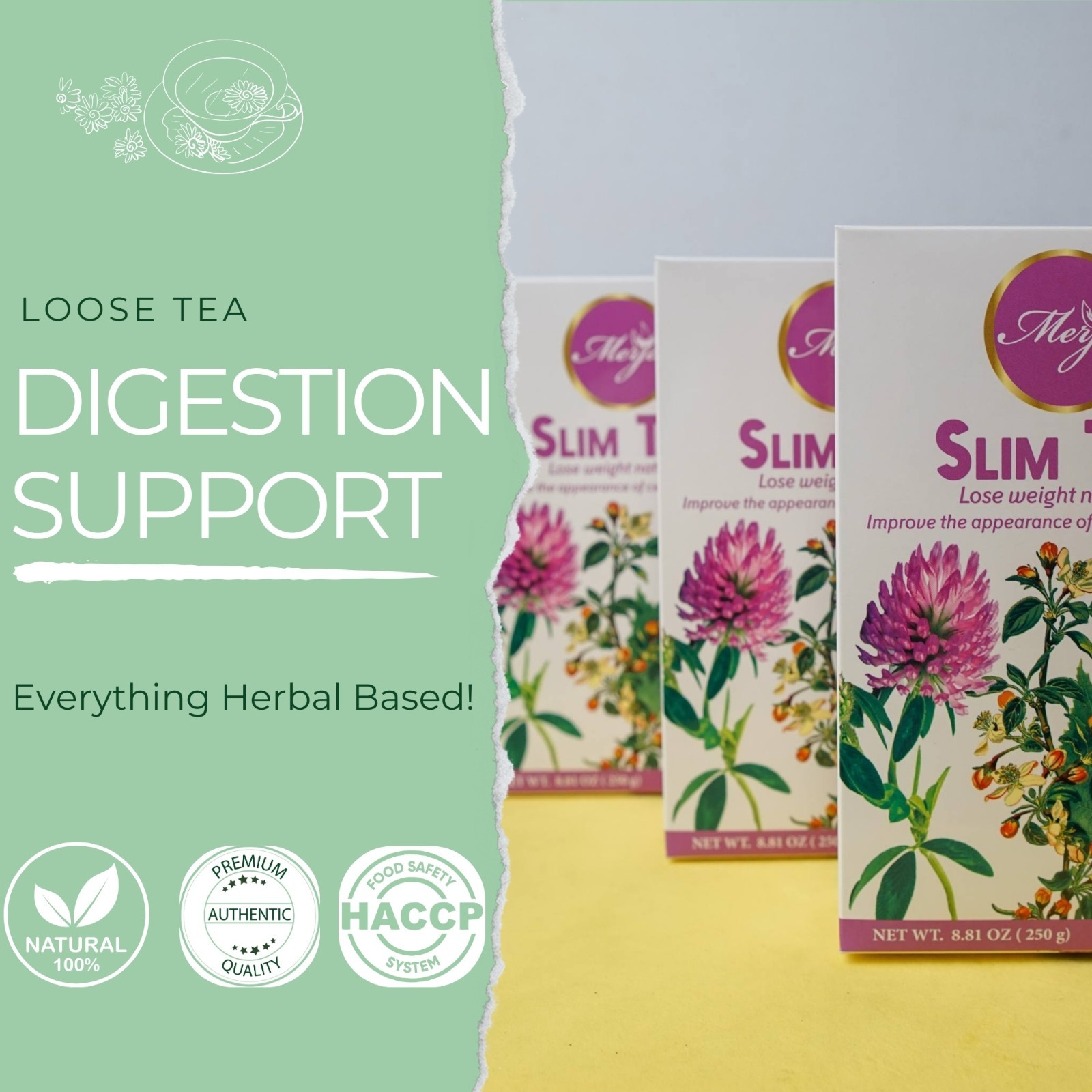 Slim Tea – Weight loss Tea – Loose Tea – 100% Natural Tea