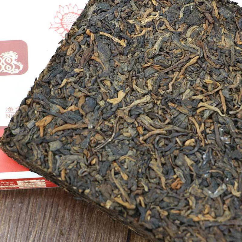 2021 Haiwan Old Comrade Ripe Pu’er Tea Brick 250g Lao Tong Zhi 9988 Shu Puer Tea