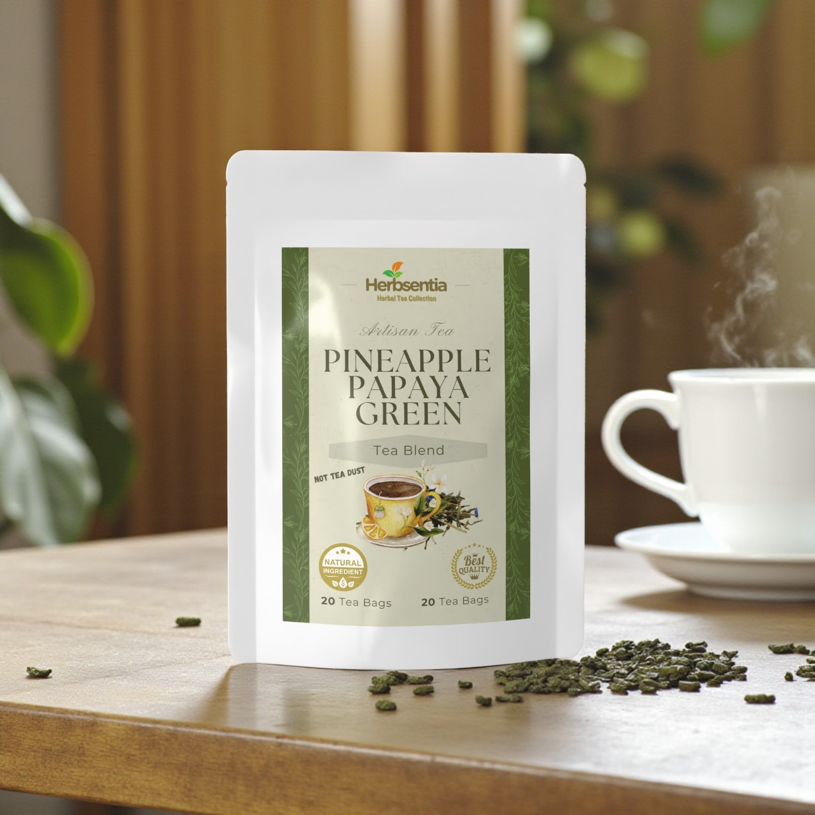 Pineapple Papaya Green Tea