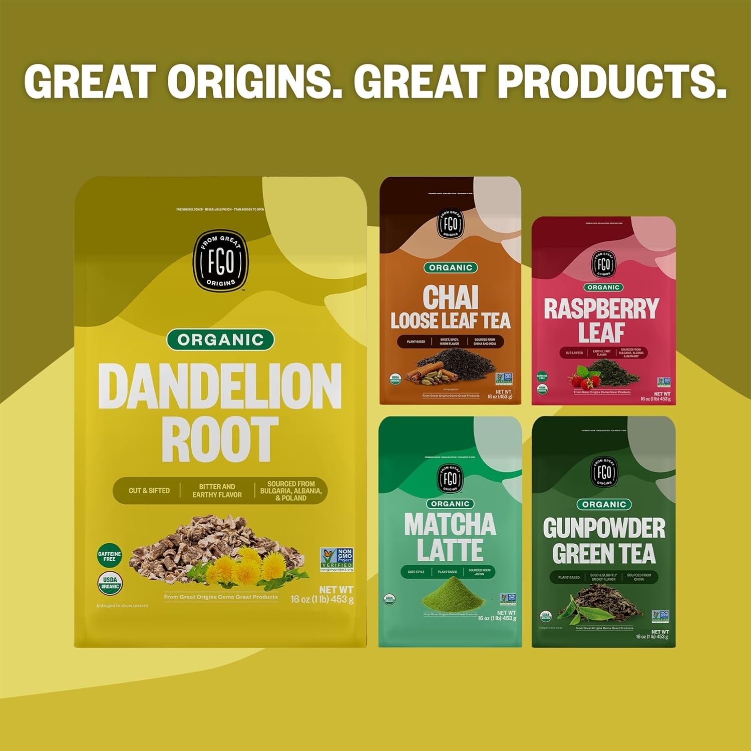Bulgarian Organic Dandelion Root Tea, Caffeine-Free