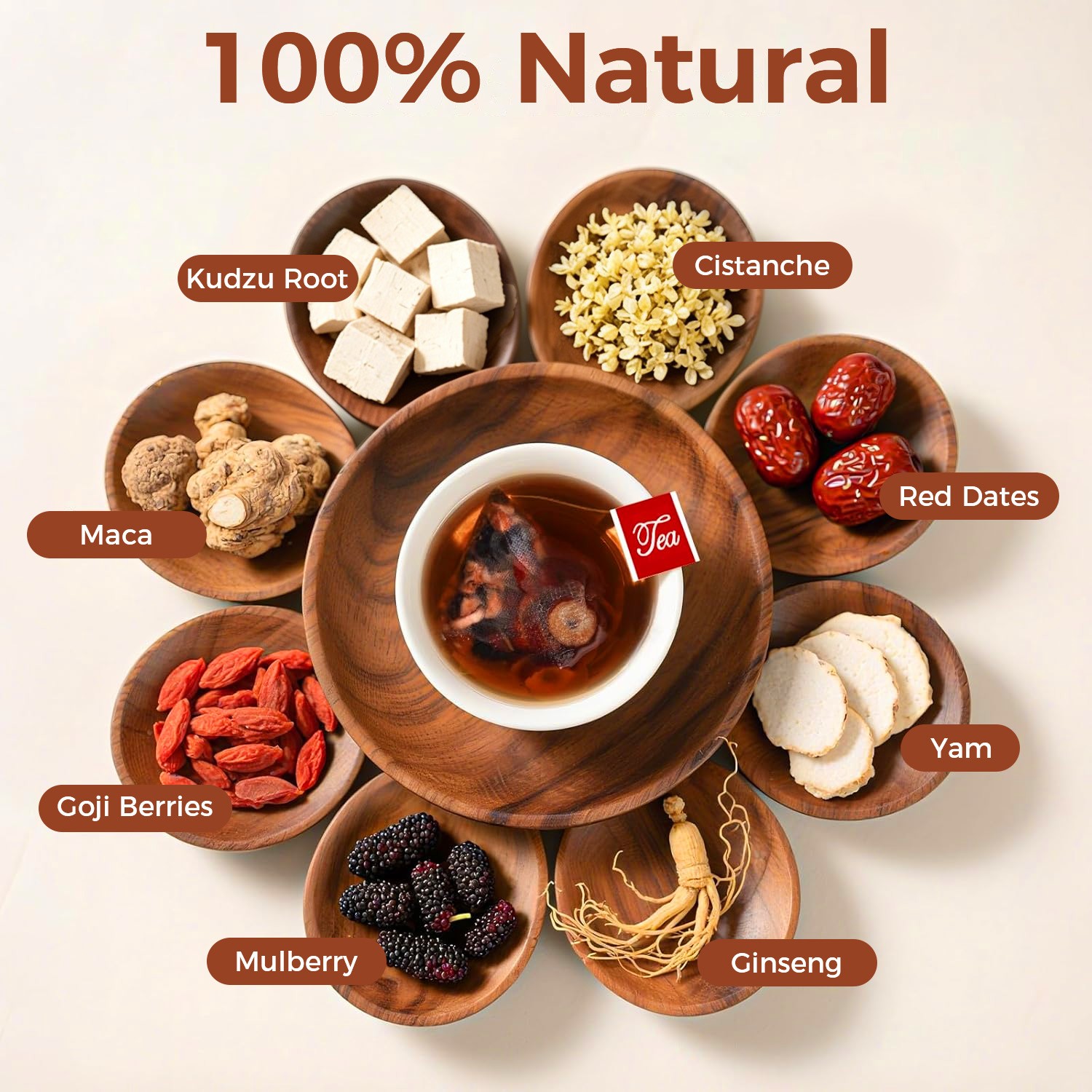30/60 Bags Chrysanthemum Cassia Seed Tea,Healthy Herbal Tea for Eye Care & Liver