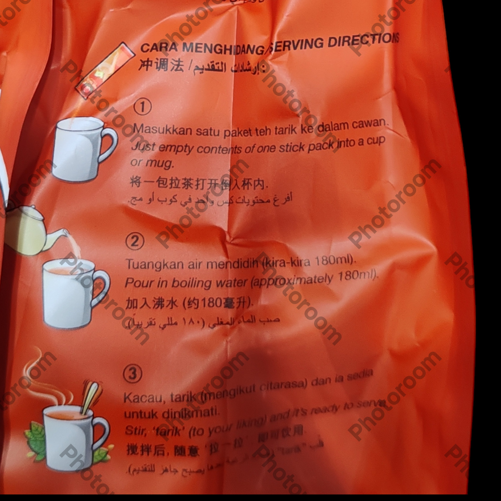 TEA QUALITY MIX CREAMY MILK, TEA BOH MALAYSIA, CONSERVE 1 SET IN 2 PACKAGES