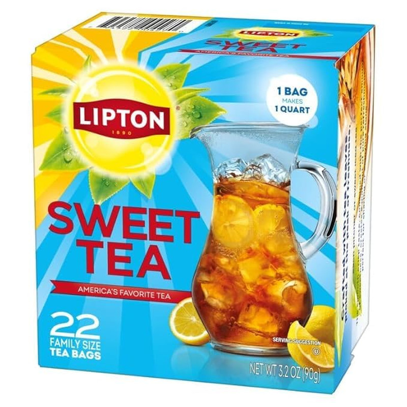 Southern Sweet Iced Tea Bags, Family Size Zero Calories, 132 Total Bags (22Ct –