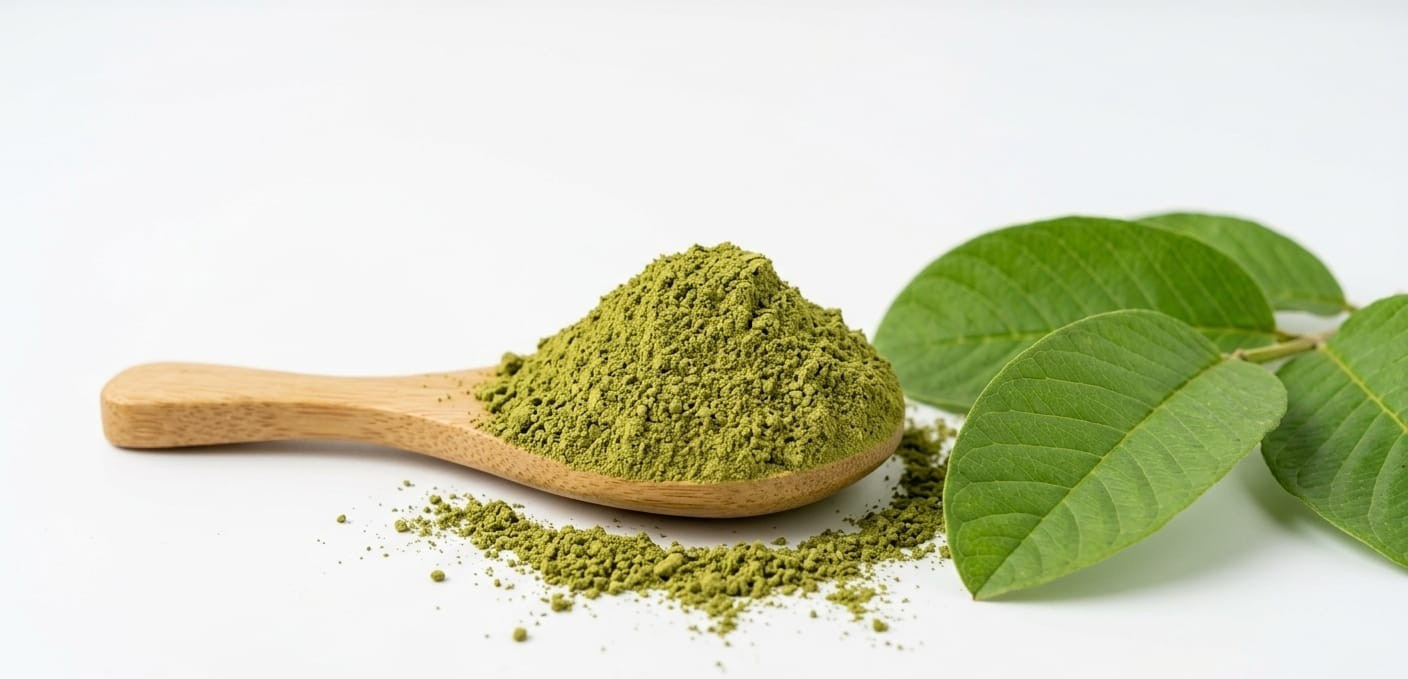 Pure Guava Leaf Powder – 100% Natural Dried Guava Leaves – Non-GMO 1kg (2.2 lbs)