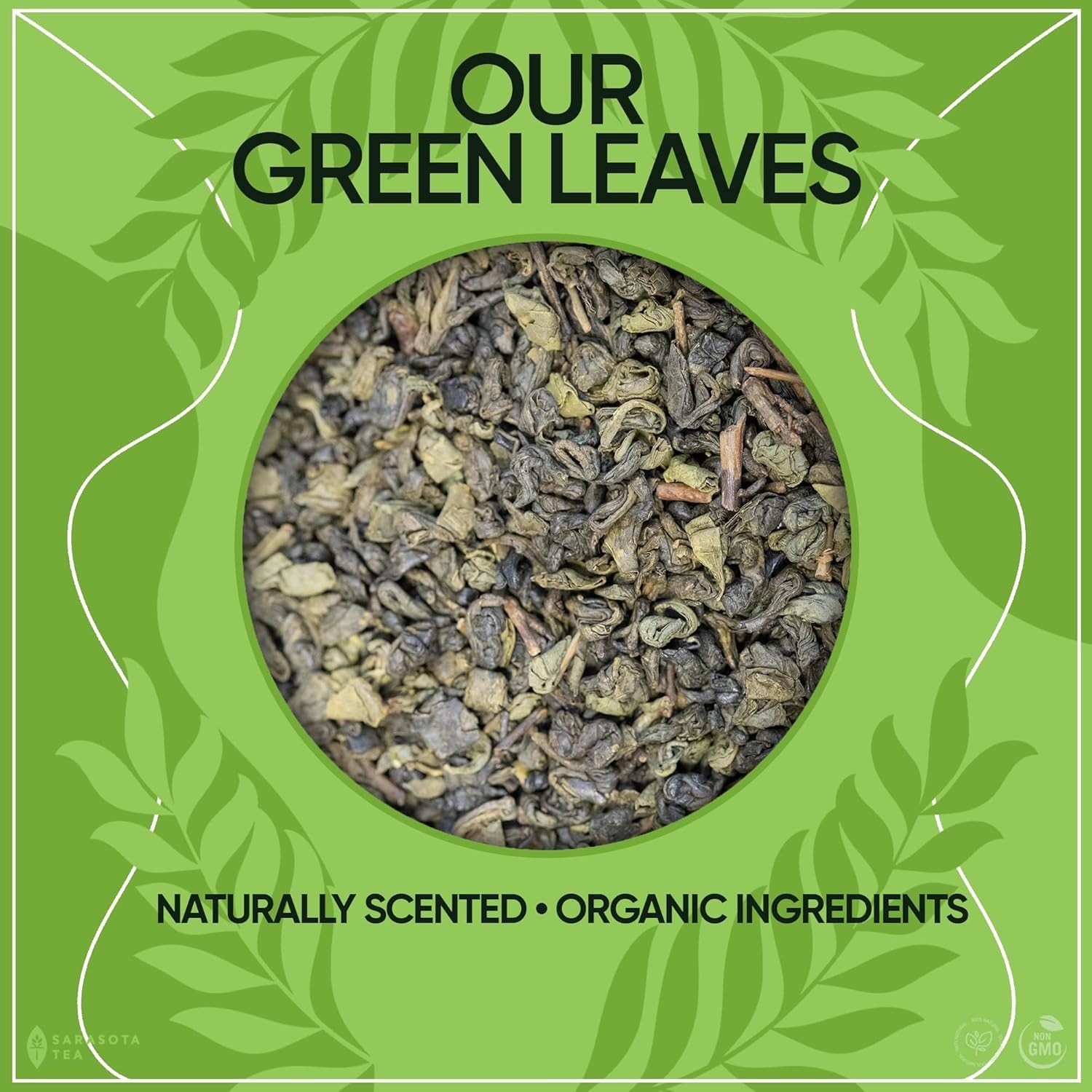 Loose Leaf Gunpowder Green Tea – Earthy Flavor, Ginger & Lemon Peel Infused