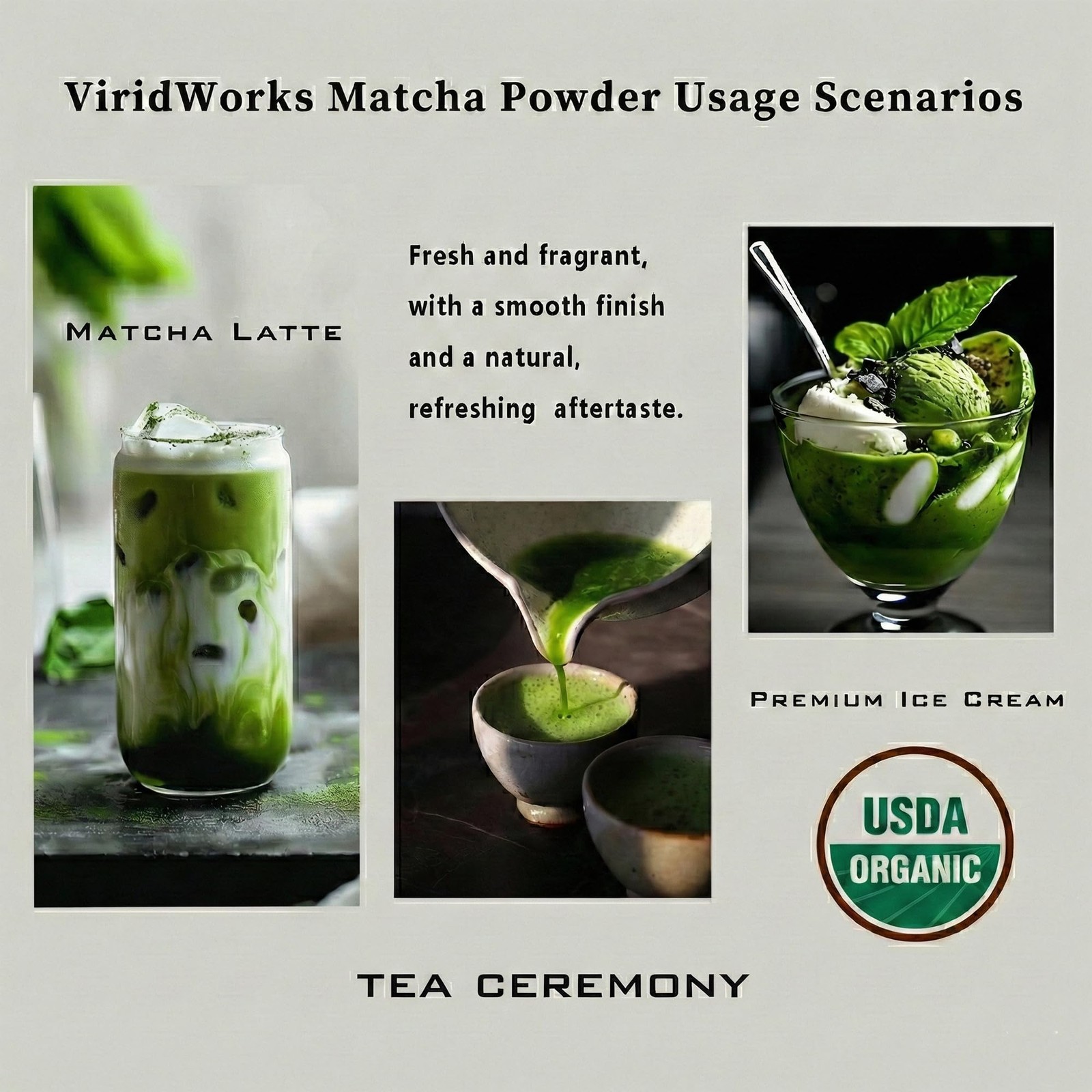 Organic Matcha Green Tea Powder Stick Packs – Ceremonial Grade (First Spring …