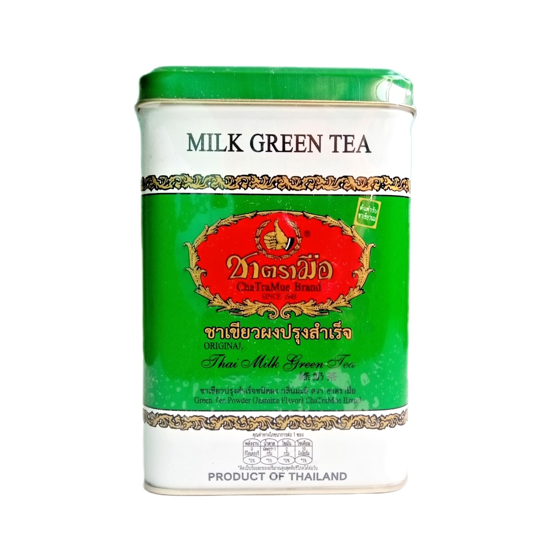 ChaTraMue Thai Milk Green Tea – 3 Tins, 150 Tea Bags Total【US DDP】
