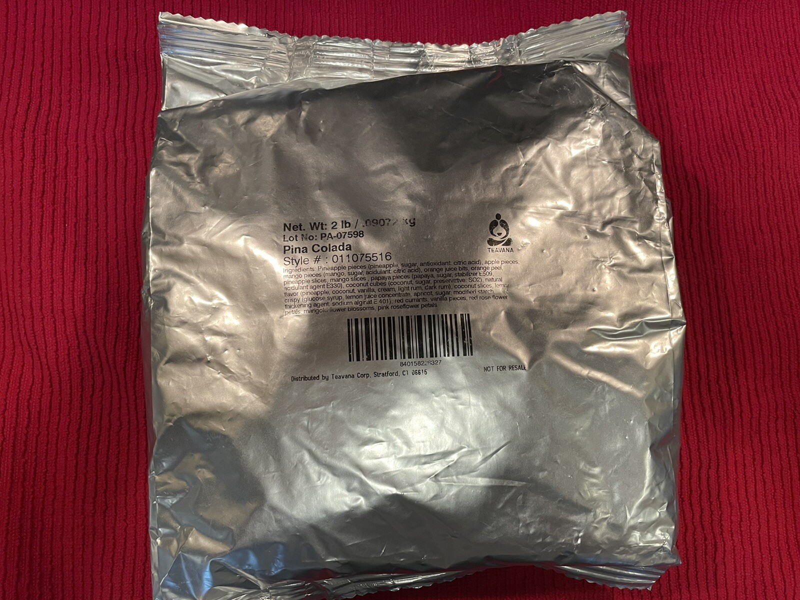 TEAVANA PINA COLADA Loose Leaf Herbal Tea Fresh Limited Stock GREAT Over ICE