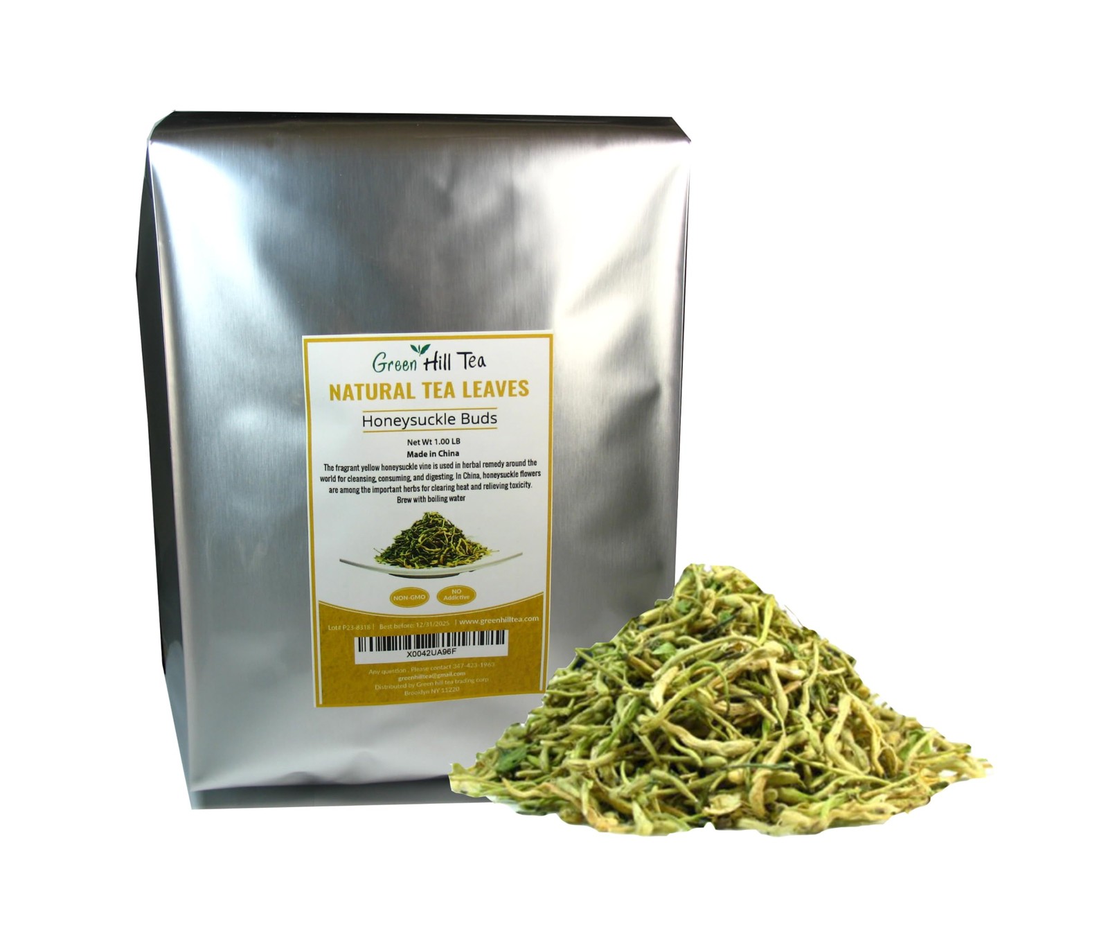 Greenhilltea traditional health herbs, Honey suckle dried herbal tea honeysuc…