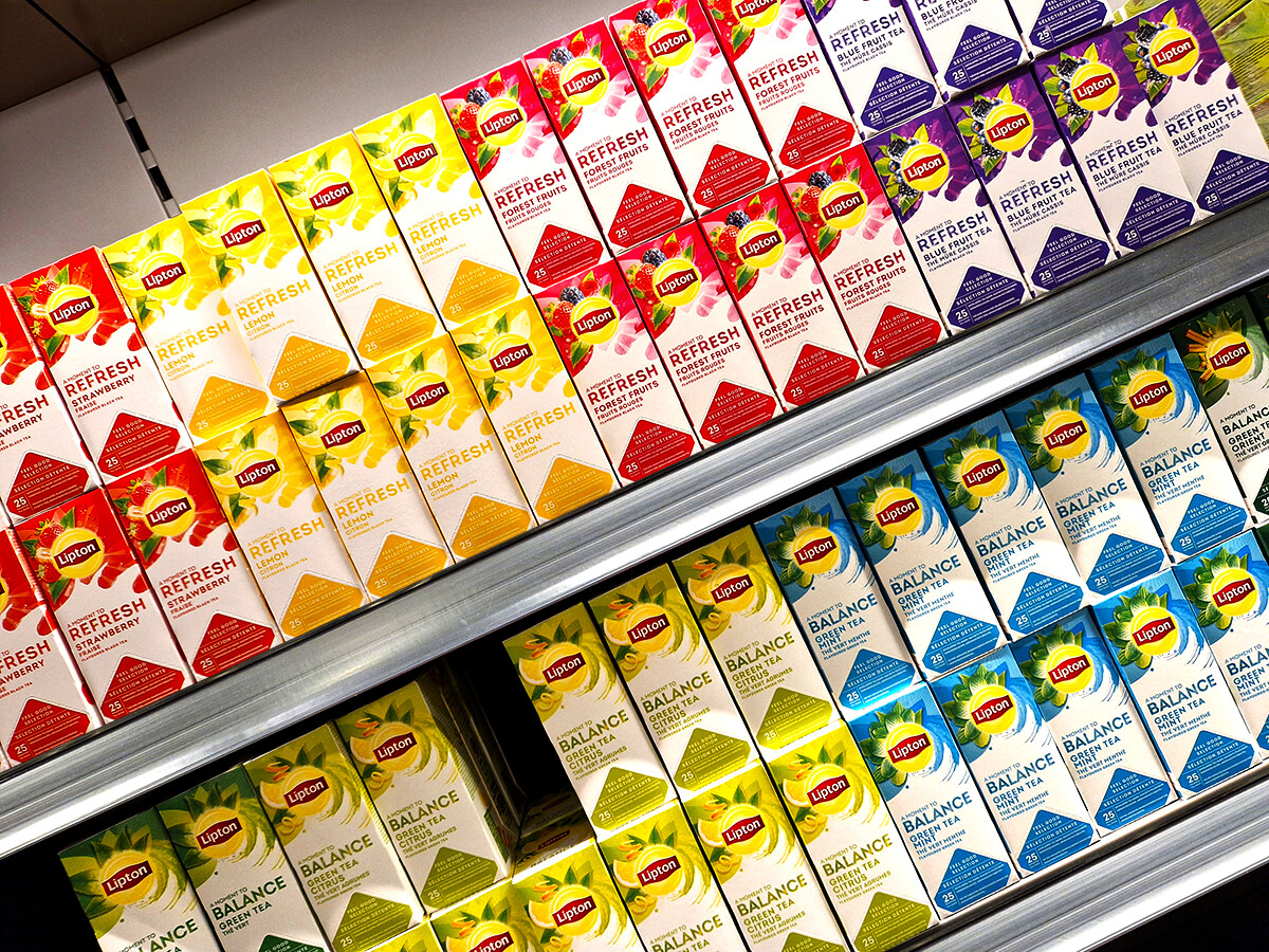 FREE SHIPPING 175x Feel Good Selection Lipton Tea bags, choice in 14 taste