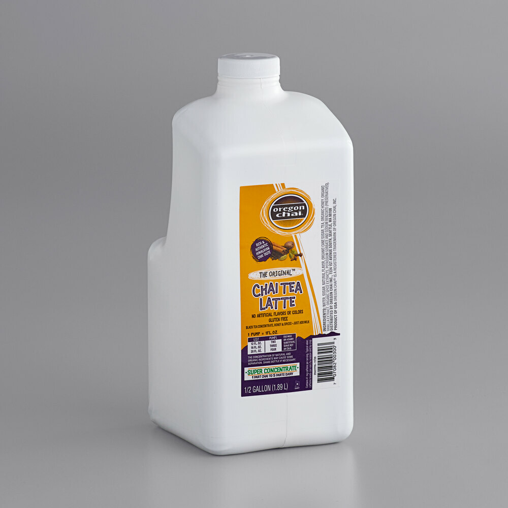 Oregon Chai 1/2 Gallon Original Chai 5:1 Super Concentrate
