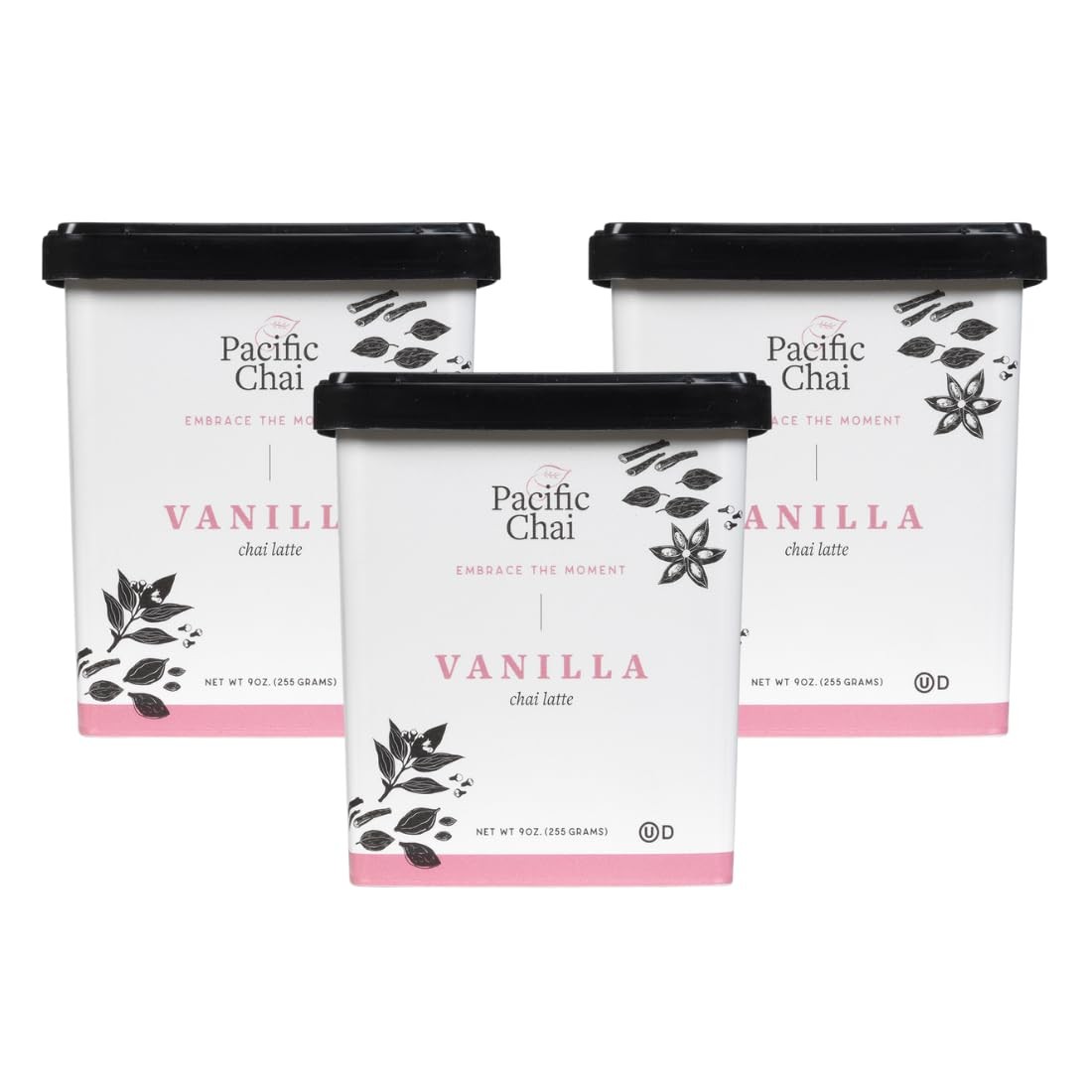 Pacific Chai Vanilla Chai Latte, Instant Powered Dry Chai Tea Latte Beverage …