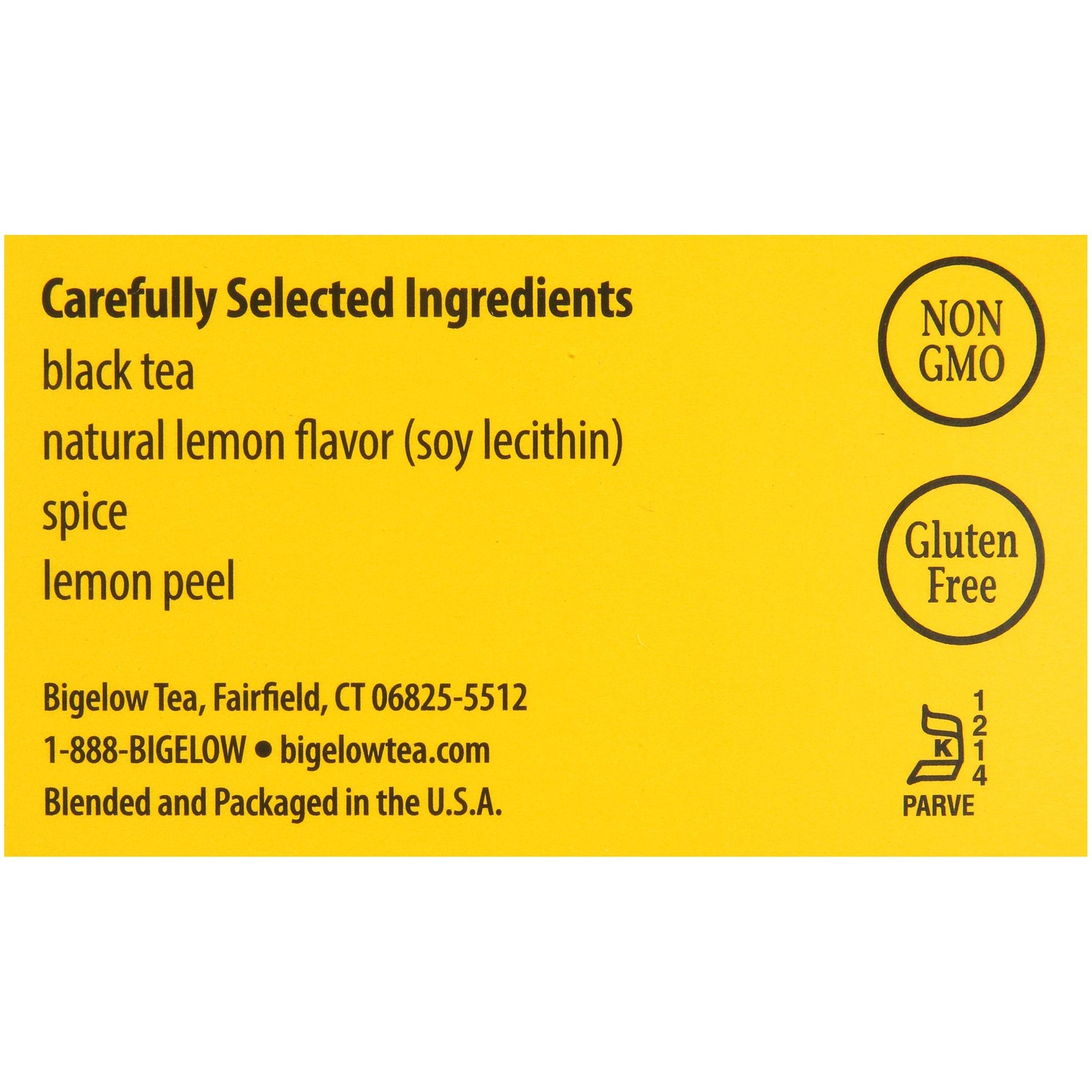 Bigelow Lemon Lift Black Tea 28 Count Individually Wrapped Tea Bags