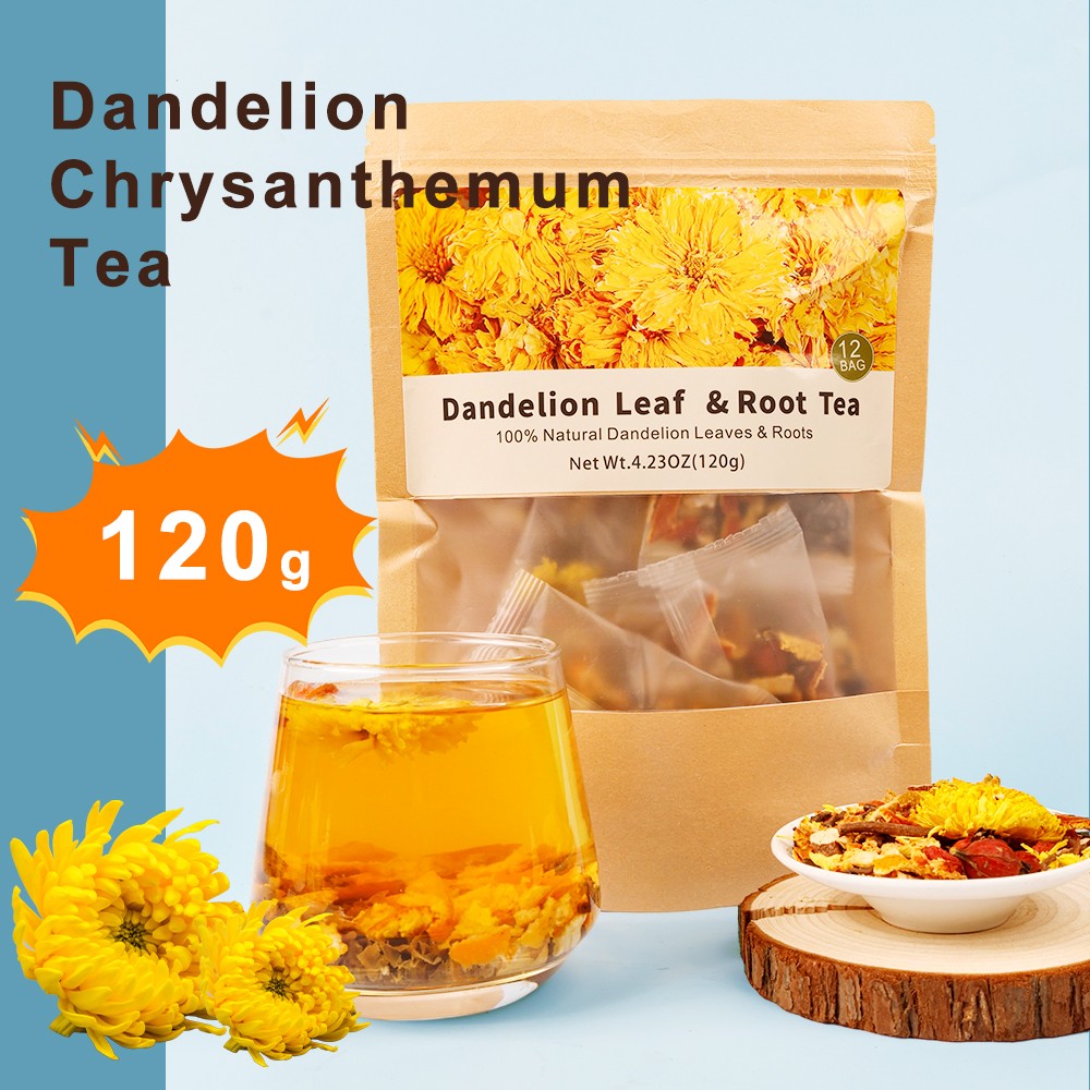 Dandelion Tea 12 Leaf & Root Herbal Tea Bags for Liver & Kidney Health Detox