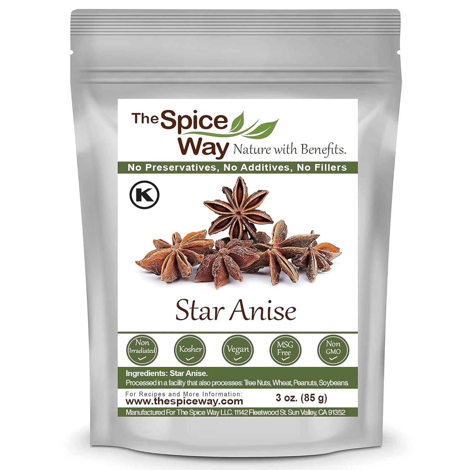 Star Anise – whole star anise 3 oz great for baking and tea
