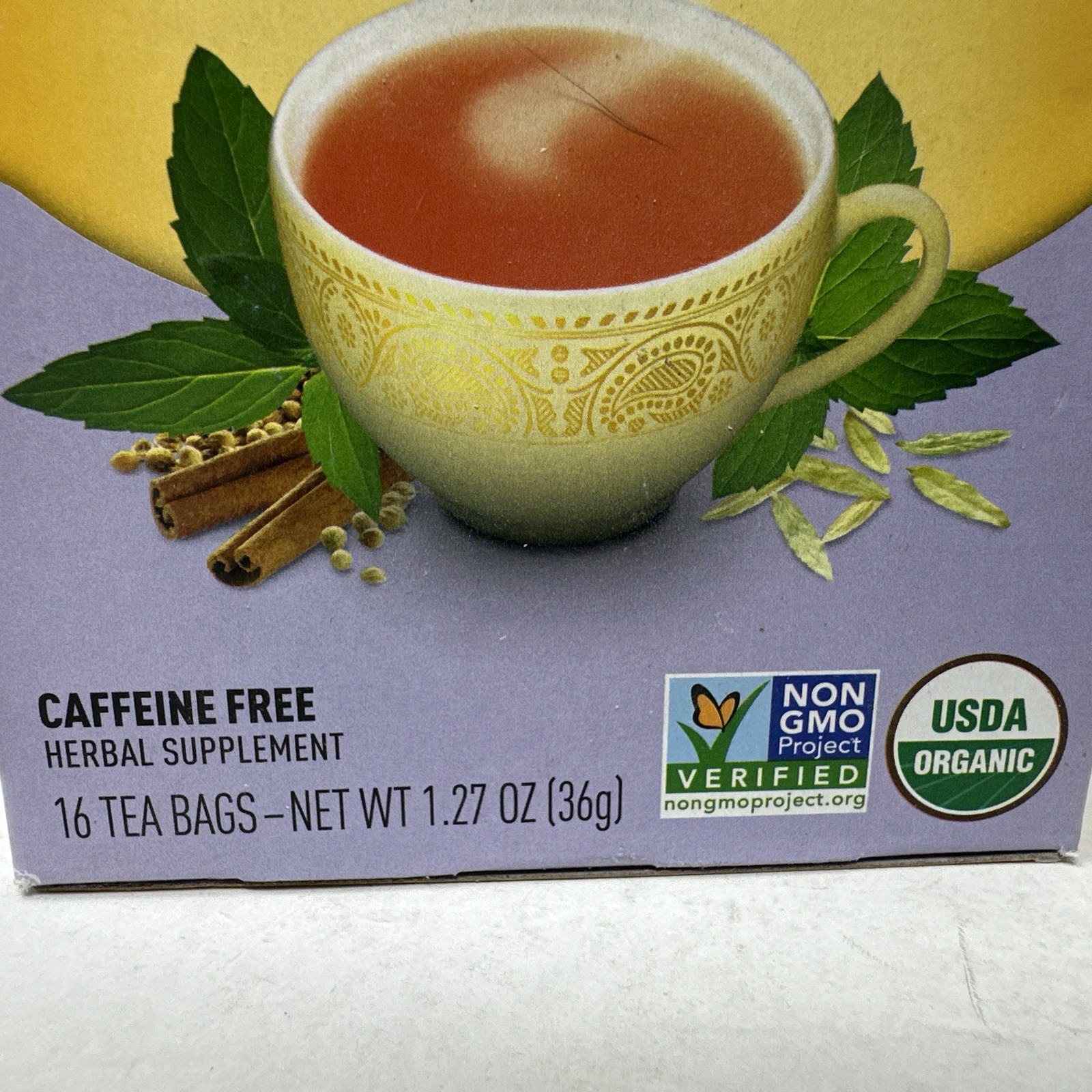 Yogi Soothing Mint Get Regular Tea Gentle Herbal Laxative Discontinued HTF