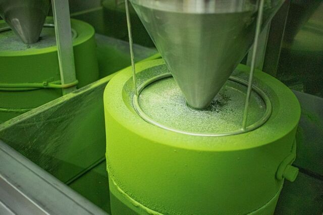 Kyoto Uji Matcha Au Lait Powder 1kg Foaming Latte Commercial Grade Japan　1㎏