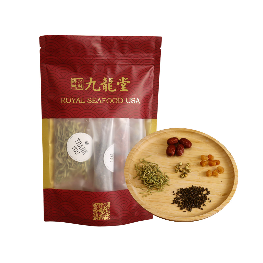 Honeysuckle red dates good night tea herbal tea 2 serving help sleep tea 金银花晚安茶