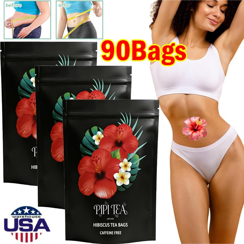 Pipi Hibiscus Tea,100% Natural, Caffeine-free, Loose-leaf Tea，30+ Servings ~US