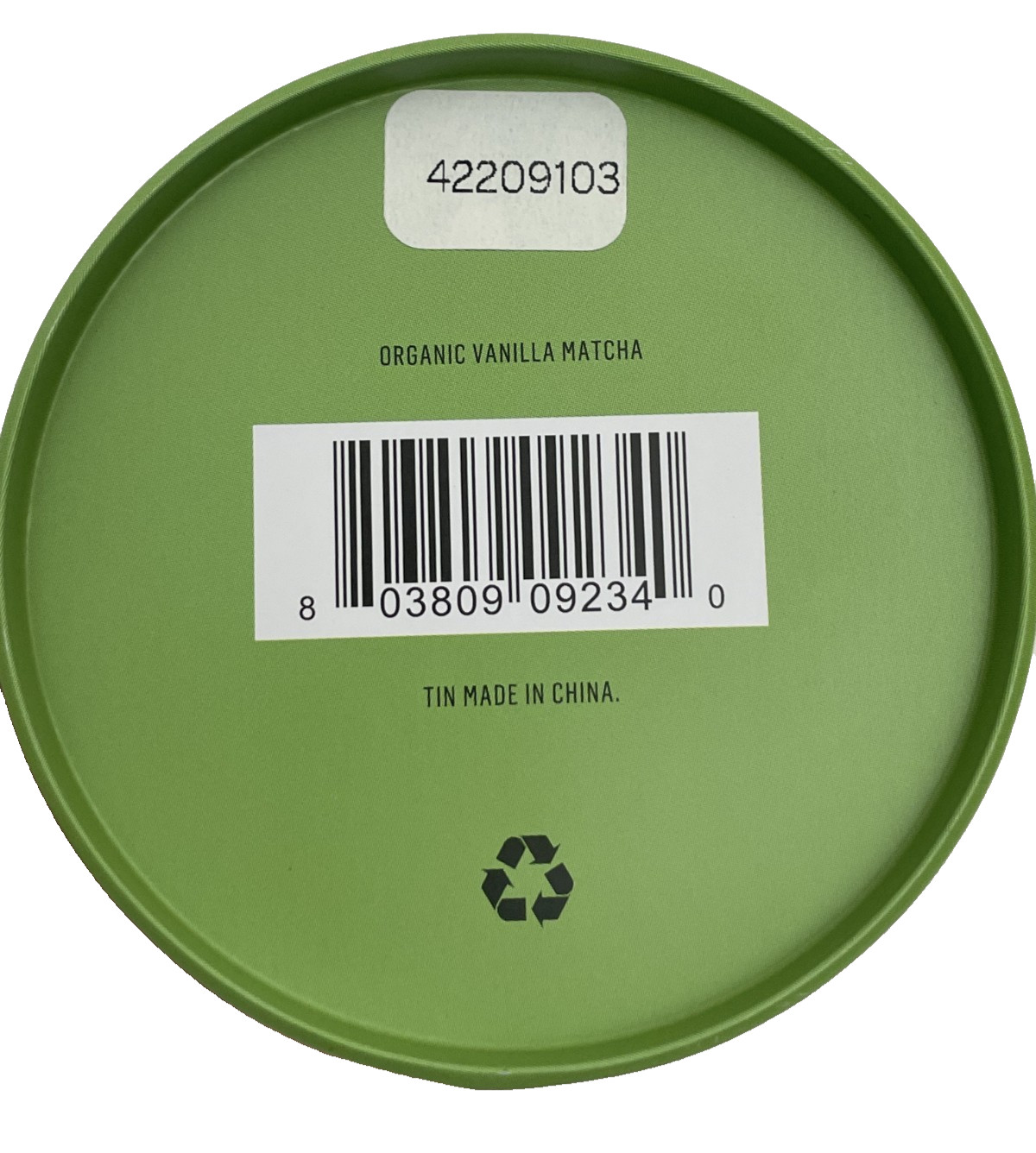 DavidsTea Vanilla Organic Matcha 2.29 Oz. Drink Mix Vegan Low Caffeine