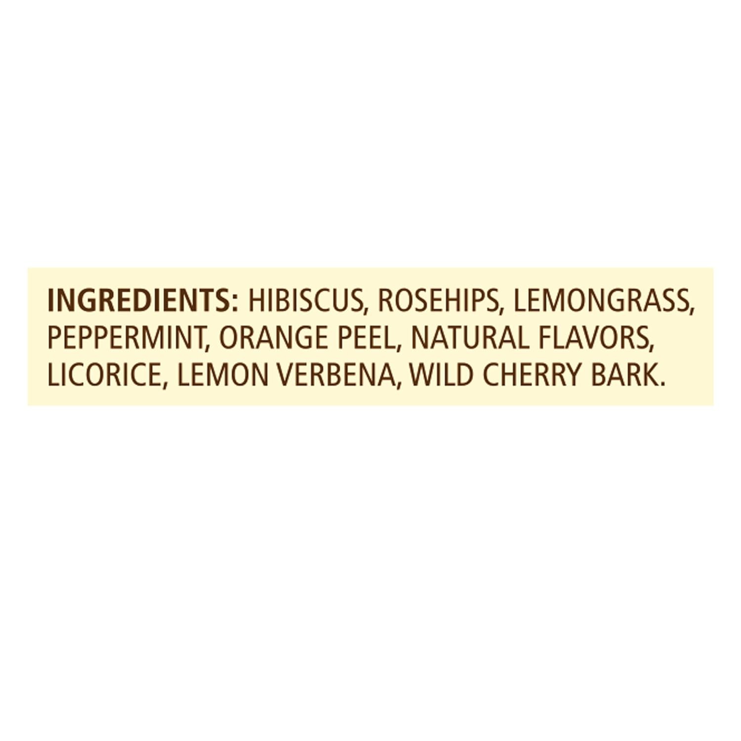 Celestial Seasonings Hibiscus Tea, Red Zinger Herbal Tea, Caffeine Free, 20 Tea