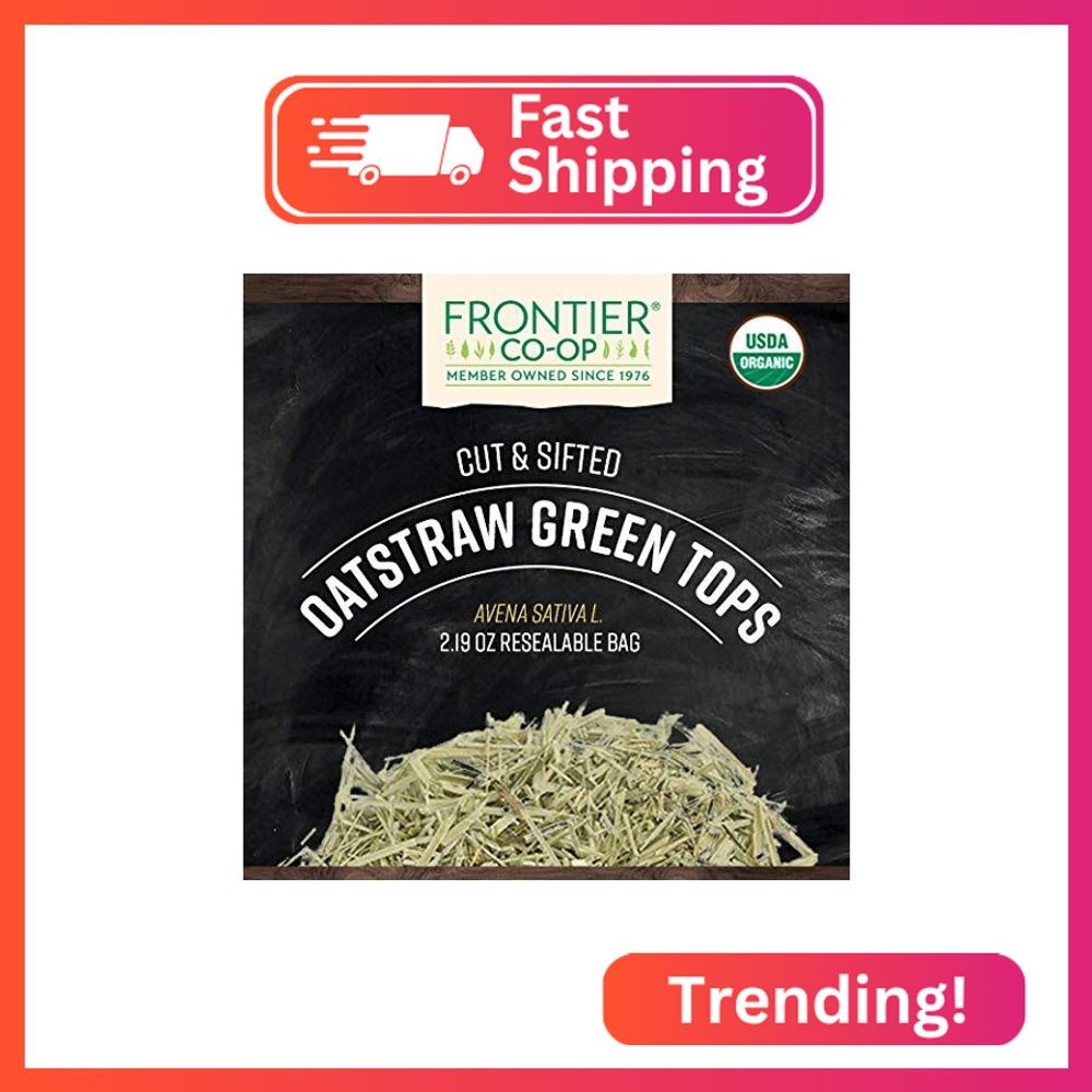 Frontier Co-op Organic Cut and Sifted Oatstraw Green Tops 2.19oz