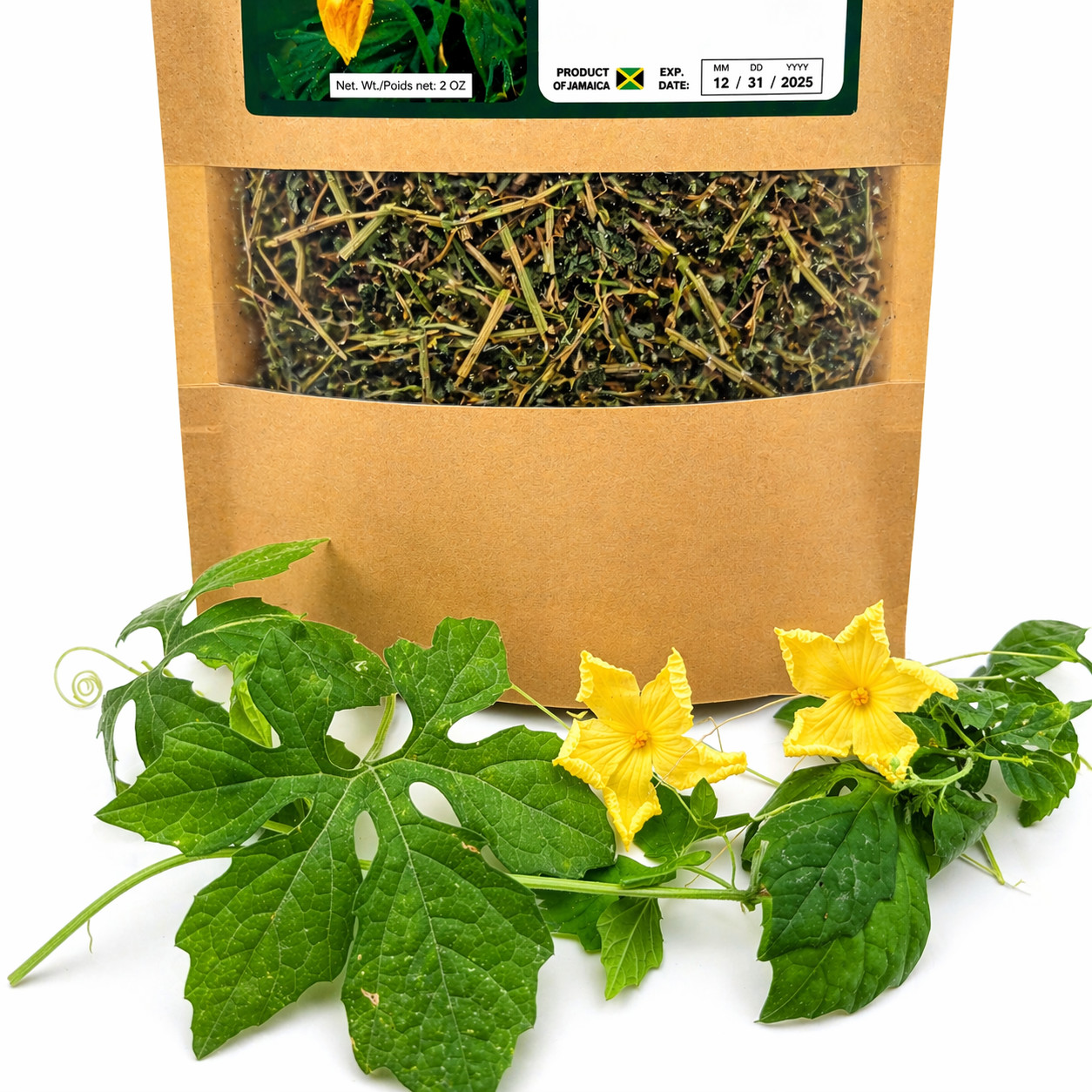 Jamaican Cerasee Tea Organic Bitter Melon Loose Leaf Herbal Available in US & CA