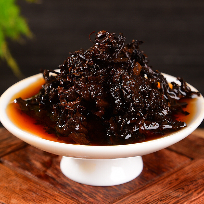 Premium Ancient Tree Pu’er Ripe Tea Natural 200g 2014 Yunnan Pu-Erh Tea Cake