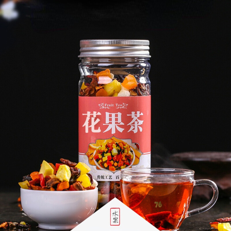180g Natural Handmade Flower Fruit Herbal Tea Healthy Drink Gift Can