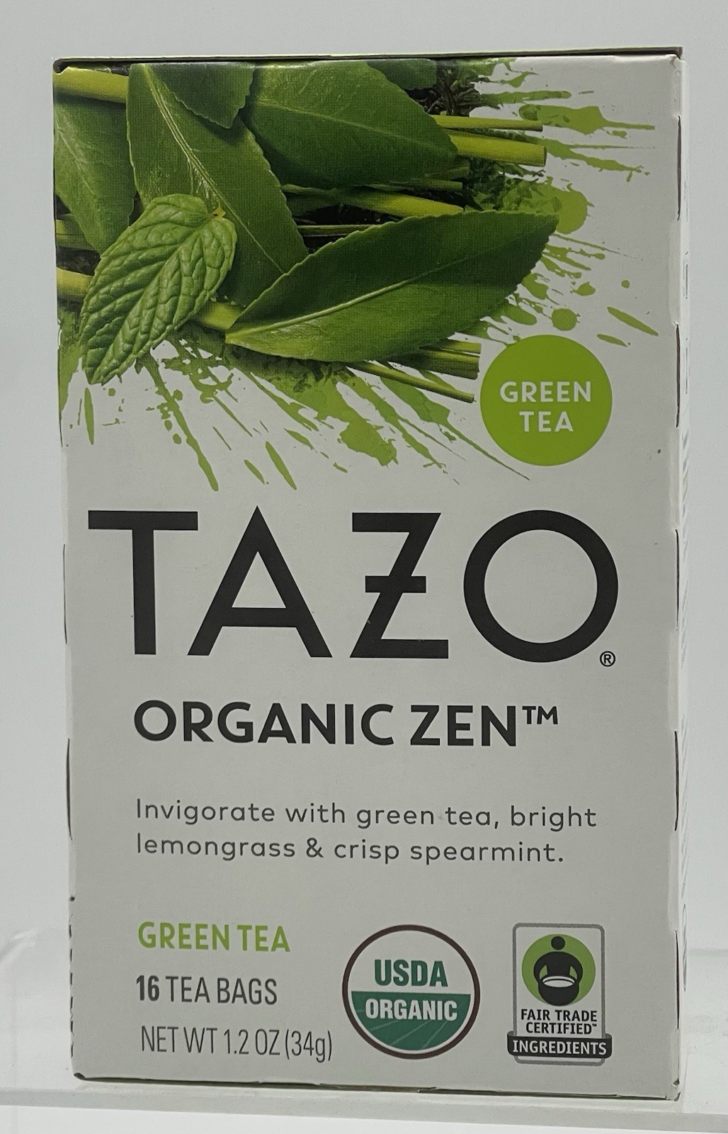 Lot of 3 TAZO Organic Zen Green Tea 48 Bags Caffeinated BB 05/2027 Sealed