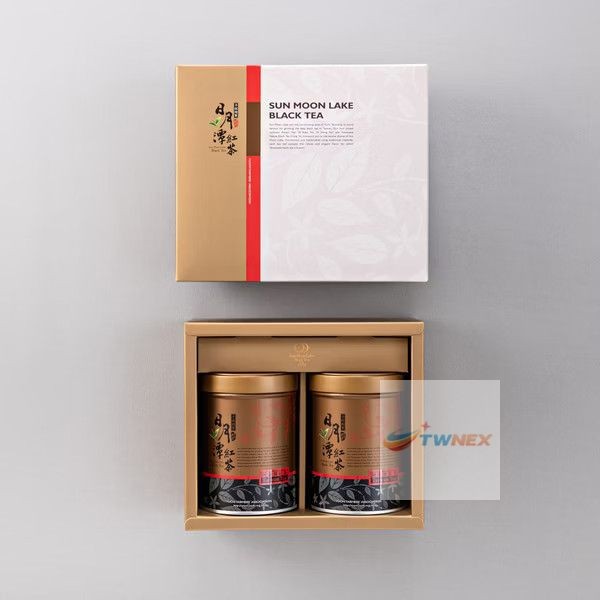 [DHL to US] NEW 魚池鄉農會 台茶18號 紅玉 Sun Moon Lake Taiwan Black Tea (Gift Box 2 Tins)