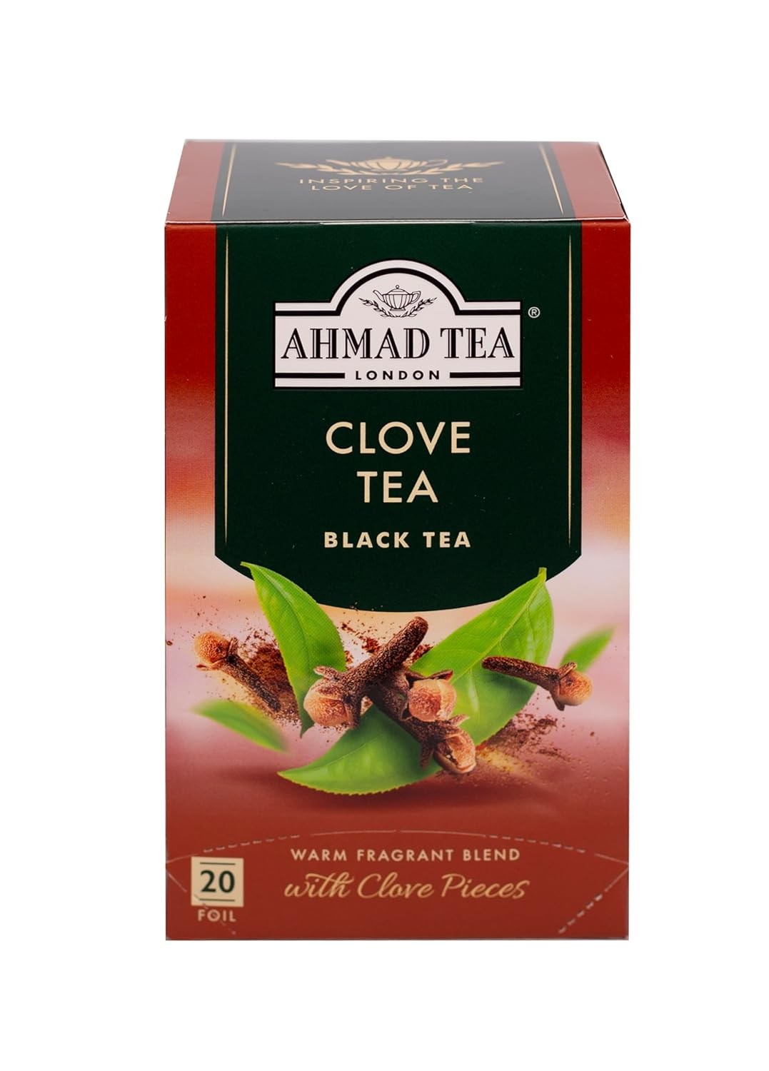 Ahmad Tea Peach & Passion Fruit Black Tea, 20-Count Boxes (Pack of 6)