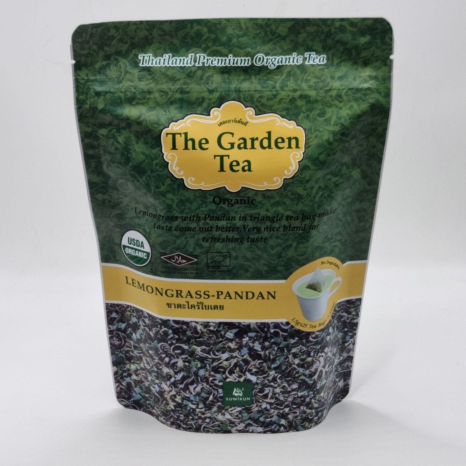 Tea Herbal Lemongrass Pandans Organic Natural Premium Drink The Garden Tea Set 3