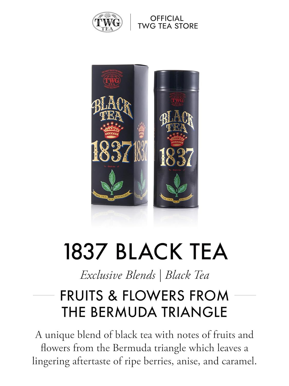 Tea | 1837 Black Tea | Black Tea | Fruits & Flowers | Haute Couture Tin, 100G |