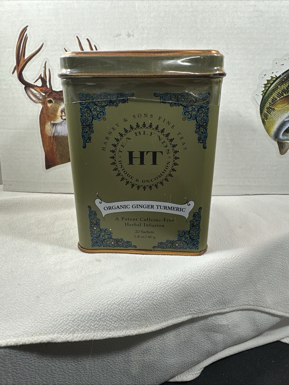 Harney & Sons Ht Tea Blends Tea Sachets Organic Ginger Lemon exp.11/26