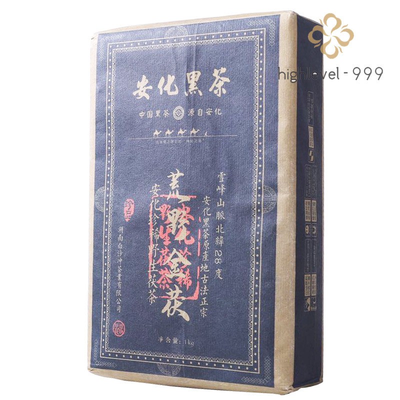 1kg Anhua Dark Tea Jin Hua Fu Brick Tea Aged Tea Leaves