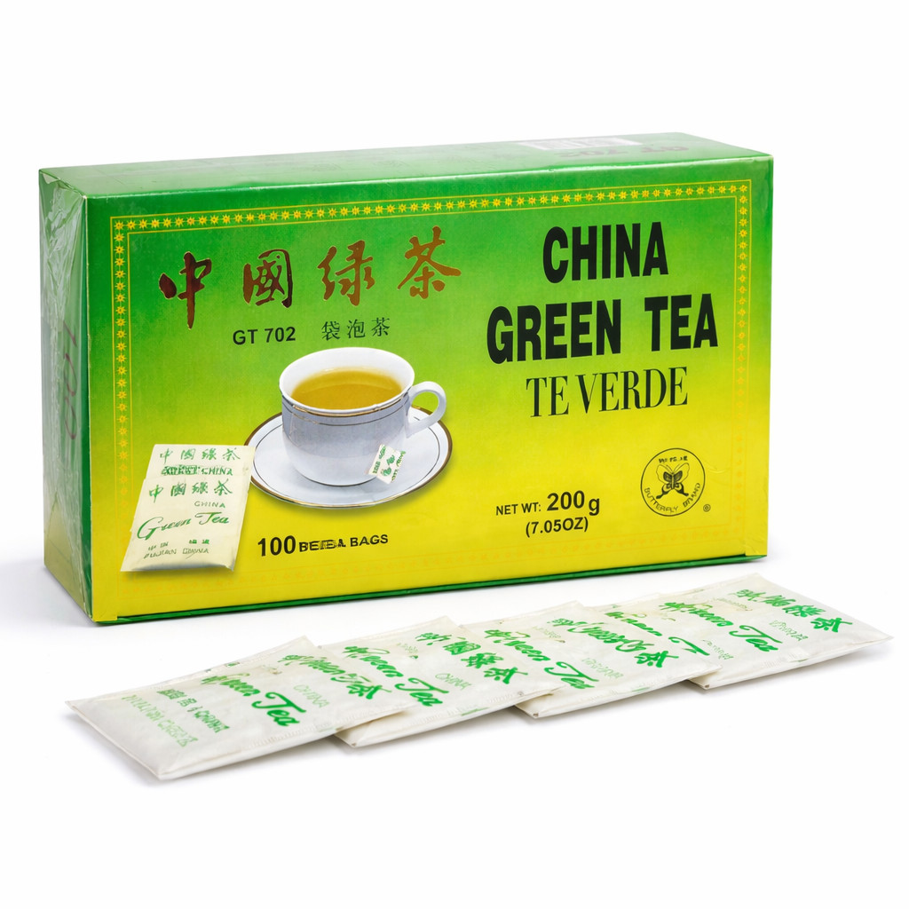 Butterfly Green Tea 100 Bags – Natural Chinese Fujian, Premium Antioxidant