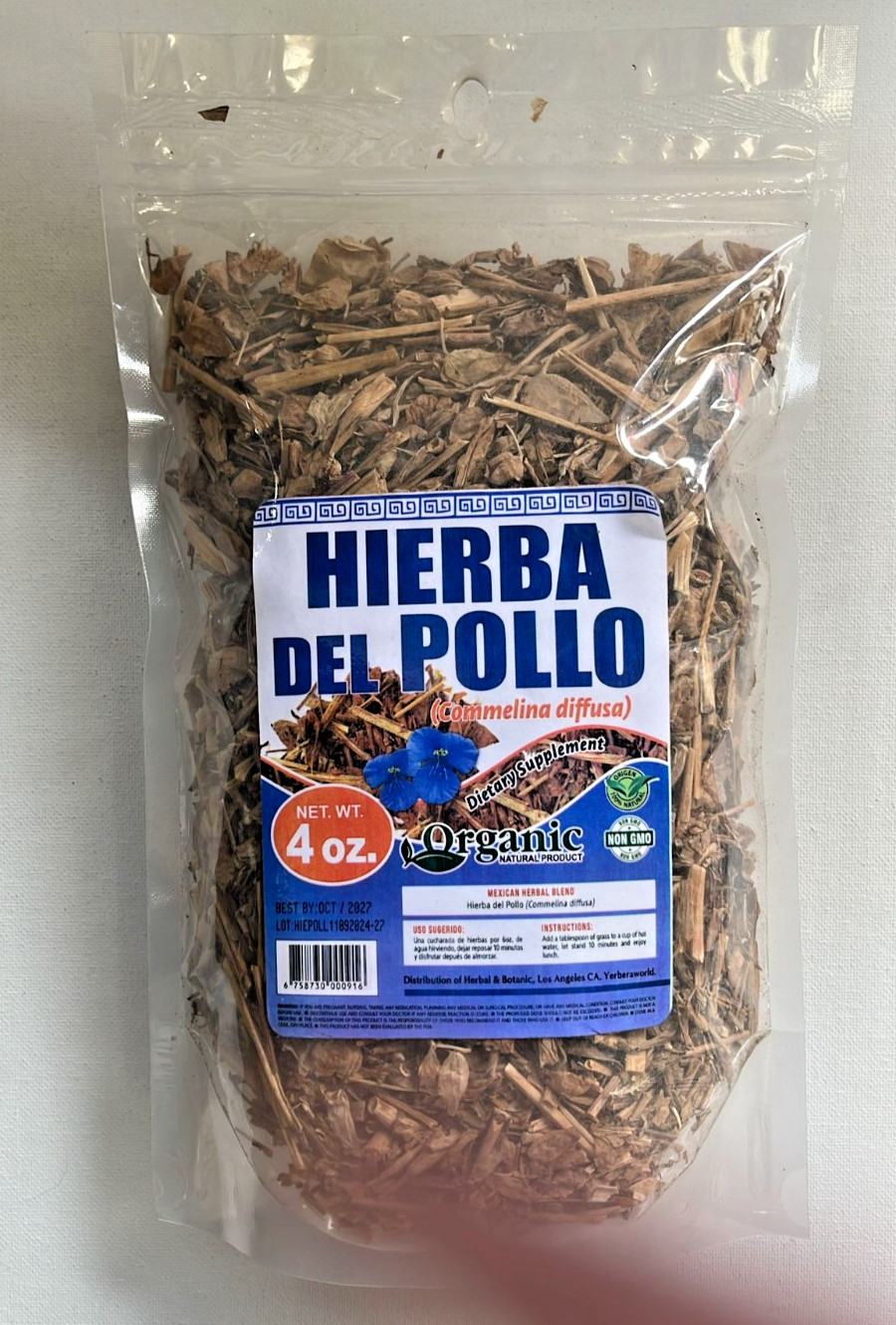 Hierba del Pollo 4oz – Organic Mexican Herbal Tea/ Té Natural de Hierbas