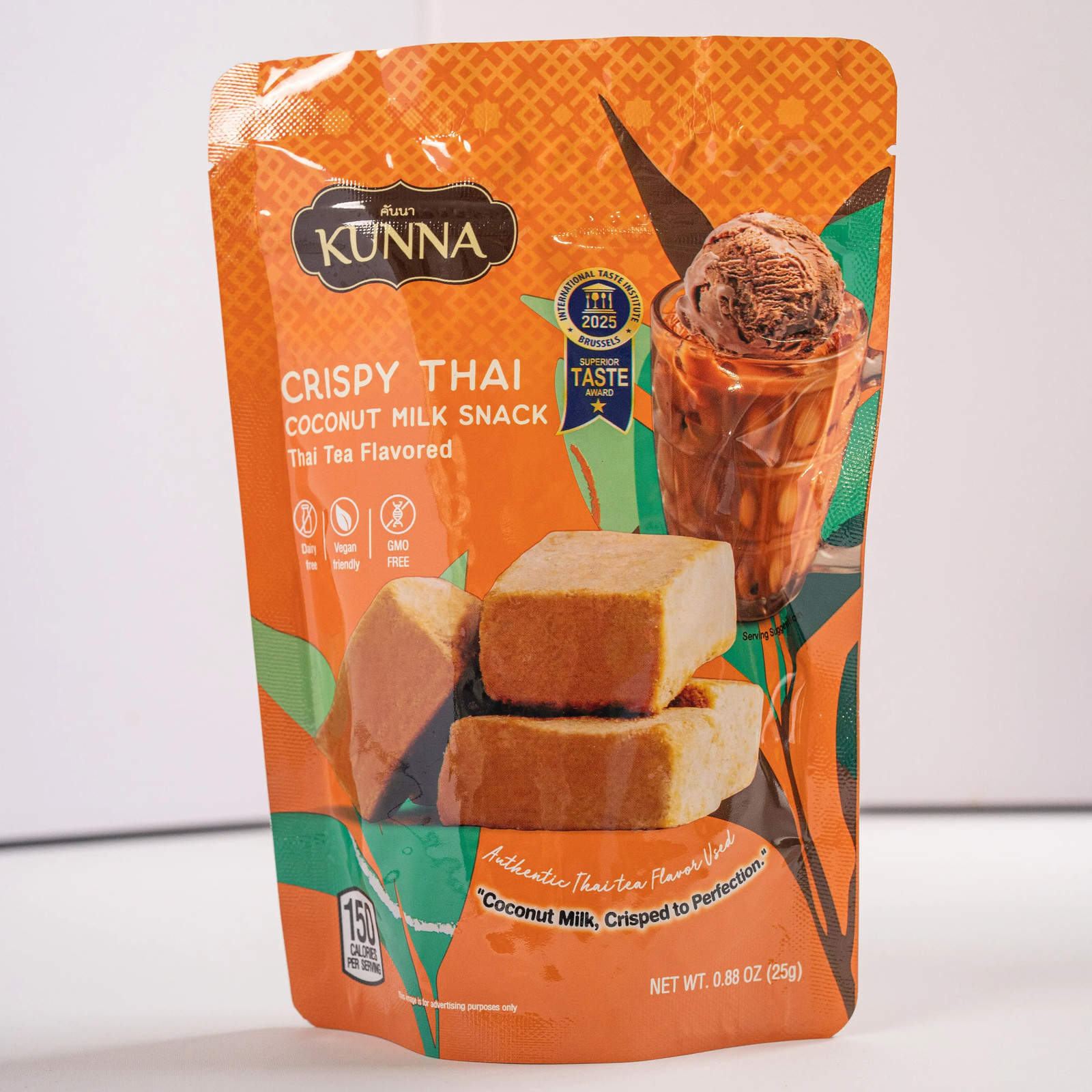 Kunna – Crispy Thai Snack 25G (Mango, Coconut, Thai Tea) and Melin & Maddie Coco