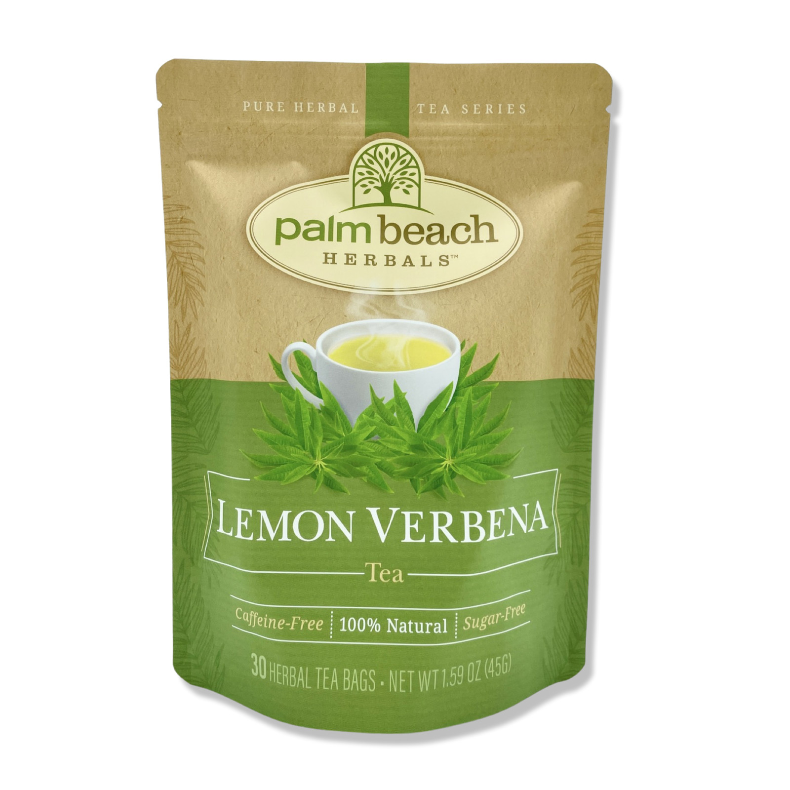 Lemon Verbena Tea by Palm Beach Herbals | 30ct, Caffeine-Free